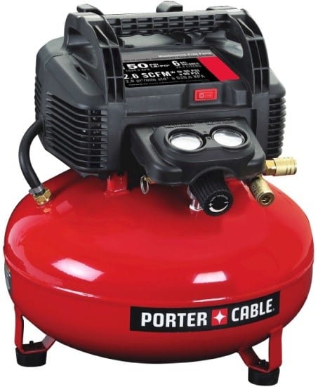 Red Porter Cable Air Compressor