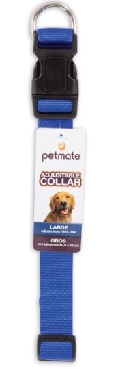 Blue Petmate Adjustable Dog Collar