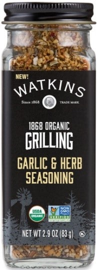 Watkins Grilling Garlic & Herb Seasoning