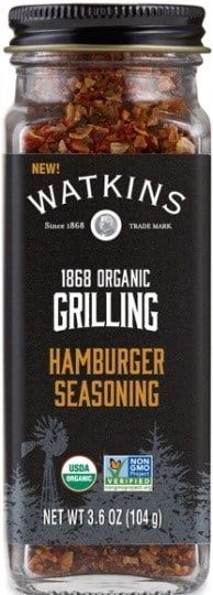 Watkins Hamburger Seasoning for Grilling