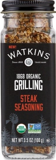 Watkins Steak Seasoning for Grilling