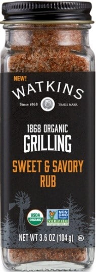 Watkins Grilling Sweet Savory Rub