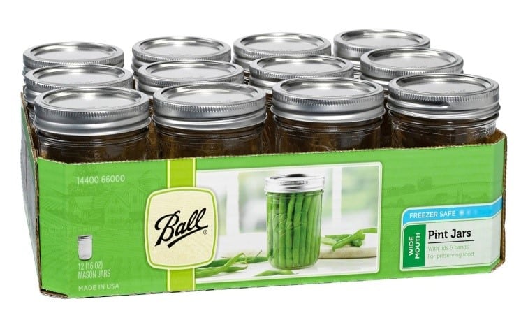 Wide Mouth Pint Canning Jars