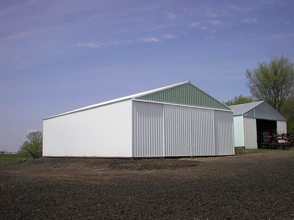 Ag Storage Shed White