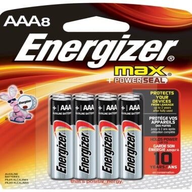 AAA8 Energizer Batteries